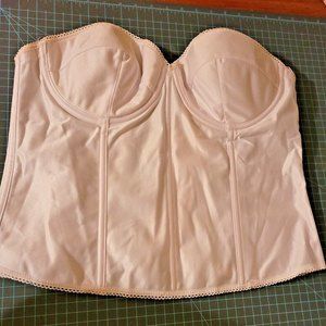 Empire Intimates Longline Underwire Bustier 40C Strapless White Boned Style 1787